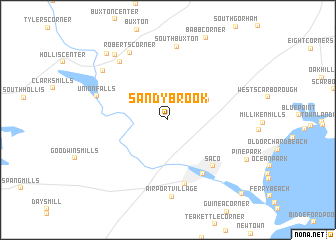 map of Sandy Brook