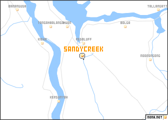 map of Sandy Creek