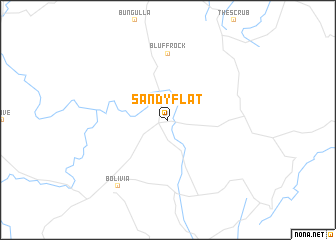 map of Sandy Flat