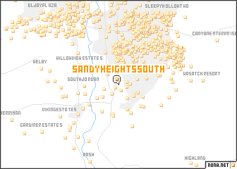 map of Sandy Heights South