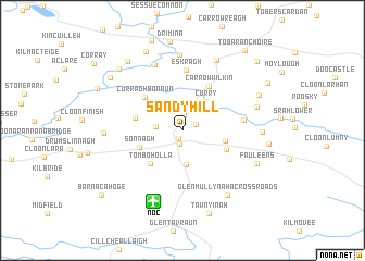 map of Sandyhill