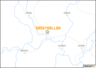 map of Sandy Hollow