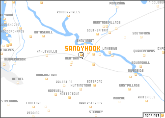 map of Sandy Hook