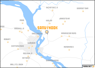 map of Sandy Hook