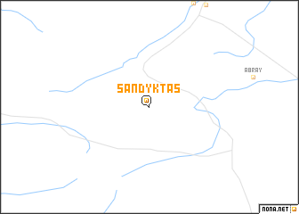 map of Sandyktas