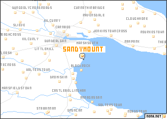 map of Sandymount