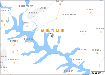 map of Sandy Plain