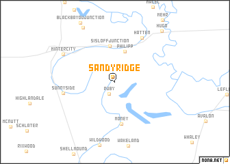 map of Sandy Ridge