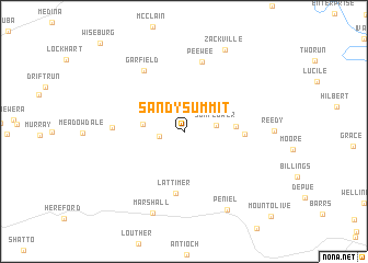map of Sandy Summit