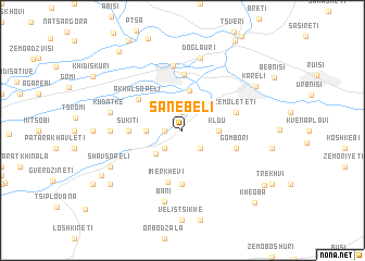 map of Sanebeli