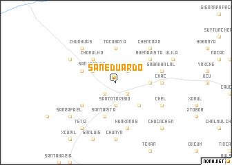 map of San Eduardo