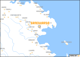 map of San Eduardo