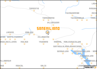 map of San Emiliano