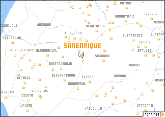 map of San Enrique