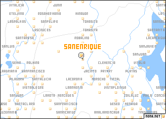 map of San Enrique