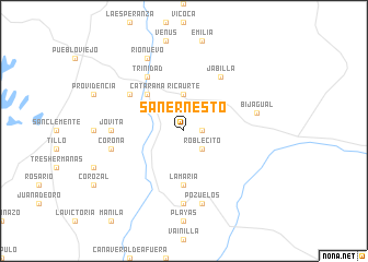 map of San Ernesto