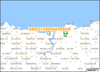 map of San Esteban de Pravia