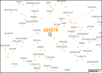 map of Saneta