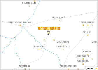 map of San Eusebio