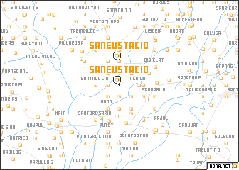 map of San Eustacio