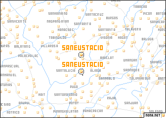 map of San Eustacio