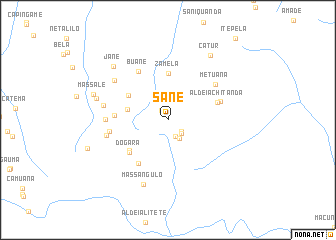 map of Sane