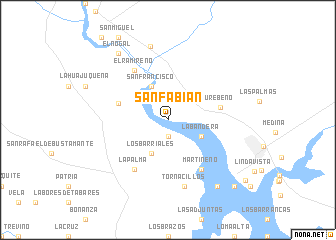 map of San Fabián