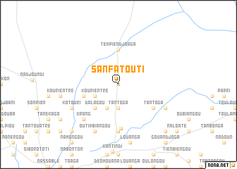 map of Sanfatouti