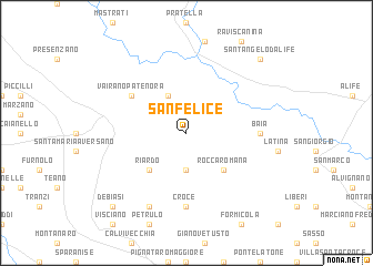 map of San Felice