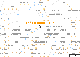 map of San Felipe El Viejo