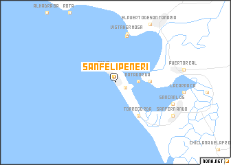 map of San Felipe Neri