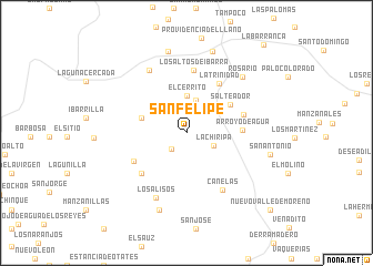 map of San Felipe