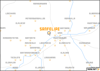 map of San Felipe