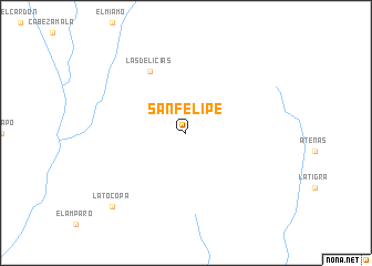 map of San Felipe