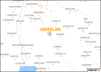 map of San Felipe