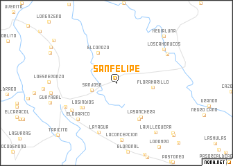 map of San Felipe