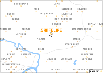 map of San Felipe