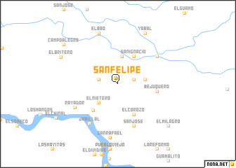 map of San Felipe