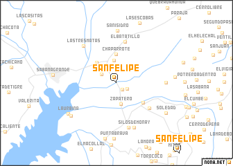 map of San Felipe