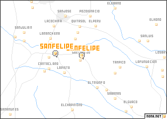 map of San Felipe