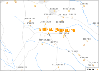 map of San Felipe