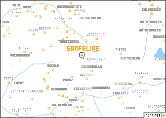 map of San Felipe