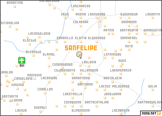 map of San Felipe