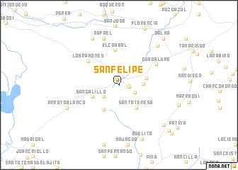 map of San Felipe