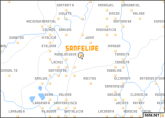 map of San Felipe