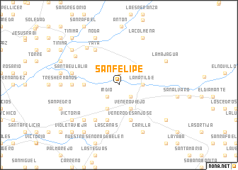 map of San Felipe