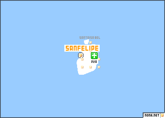 map of San Felipe