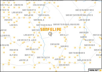 map of San Felipe