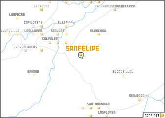 map of San Felipe