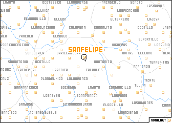 map of San Felipe